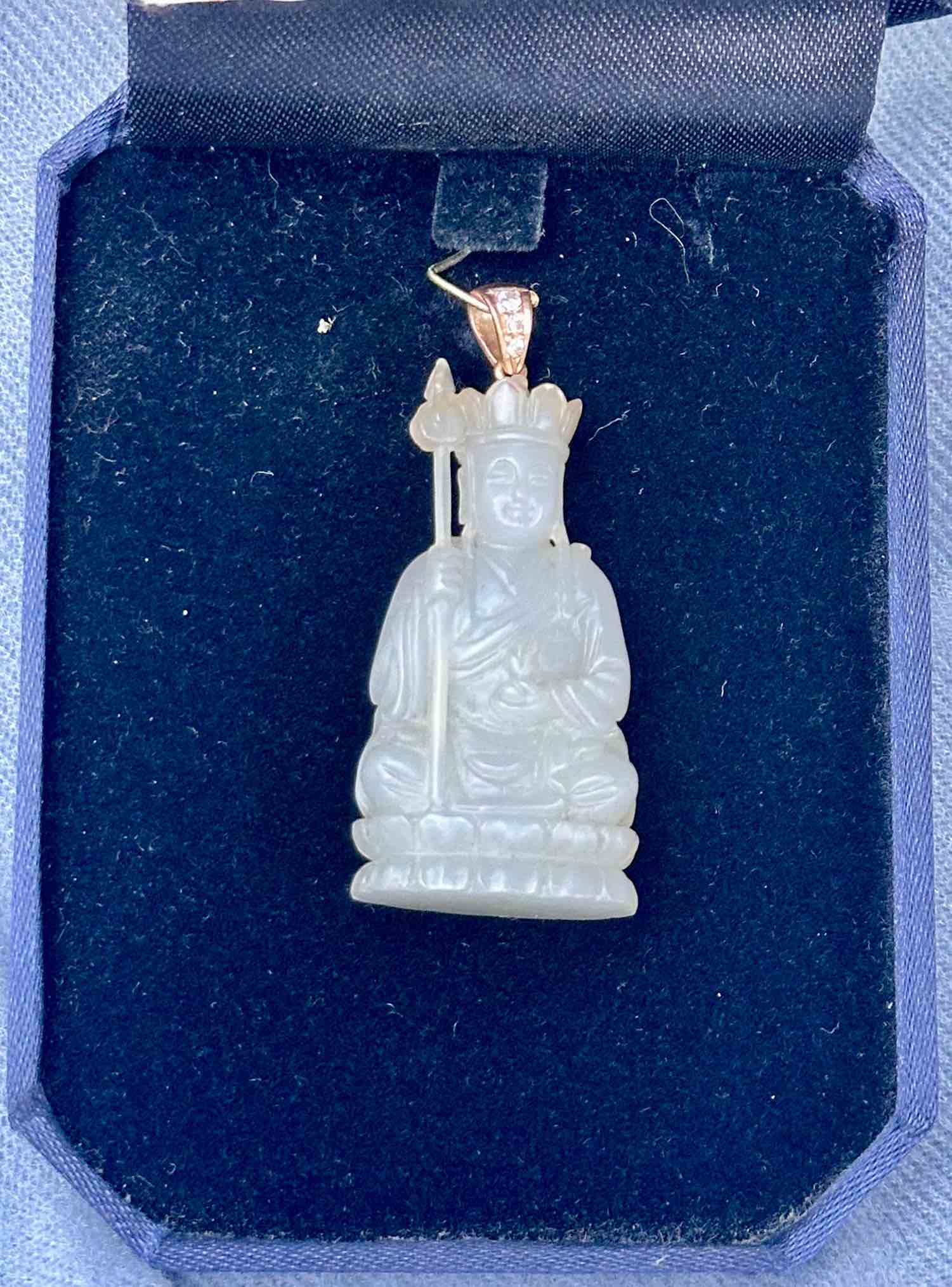 地藏王菩薩 白玉隨