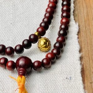 【印度 純銅 計數夾】 念珠上的精進之星 Mantra Milestones: Indian Solid Copper  Mala Counter Clip